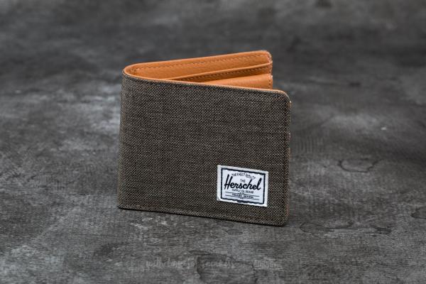 Herschel Supply Co. Hank + Coin Wallet Canteen Crosshatch/Tan Synthetic Leather