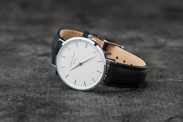 Rosefield The Bowery Silver White/ Black