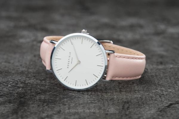 Rosefield The Bowery Silver White/ Pink