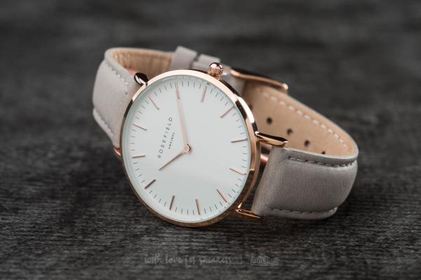 Rosefield The Bowery Rosegold White/ Grey