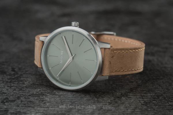Nixon Kensington Leather Saddle/ Sage