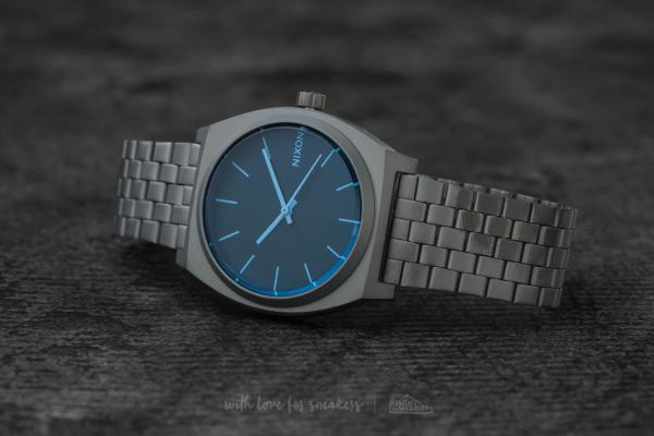 Nixon Time Teller Gunmetal/ Blue Crystal