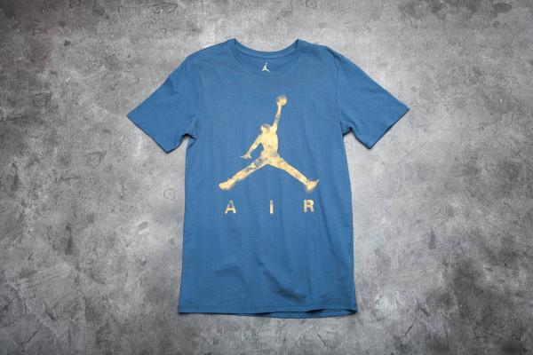 Jordan Jumpman Air Dreams Tee Squadron Blue/ Metallic Gold