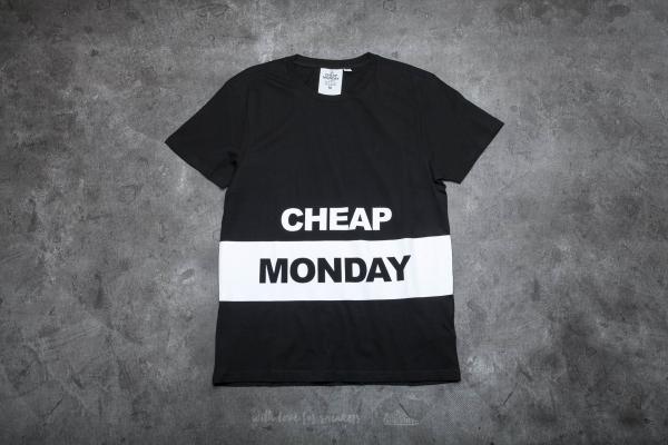 Cheap Monday Standard Block Logo Tee Black