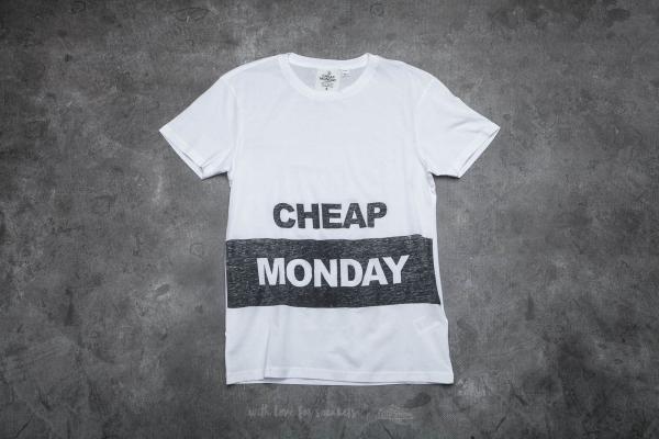 Cheap Monday Standard Block Logo Tee White