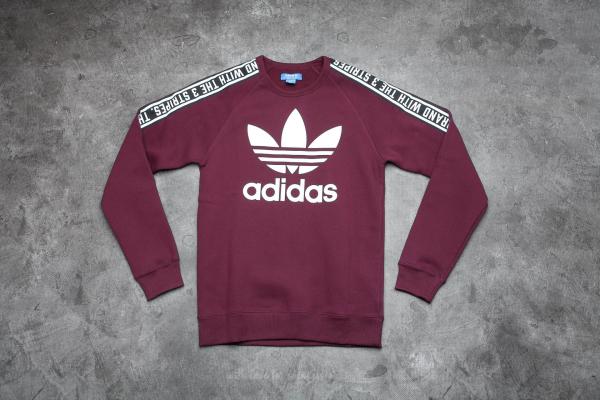 adidas Essentials Crew Maroon