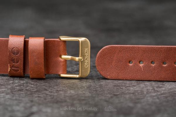 Komono Winston/ Walther Strap 20 Cognac Gold