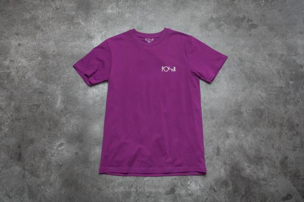 Polar Skate Co. Stroke Logo Tee Deep Purple