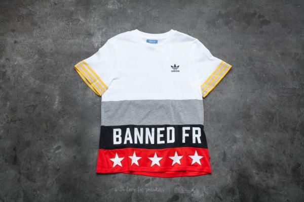 adidas Rita Ora T-Shirt White/ Medium Grey Heather