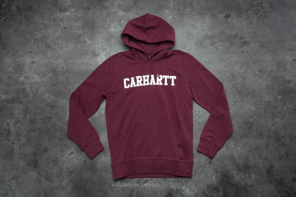 Carhartt WIP Hooded College Sweat Chianti/ White