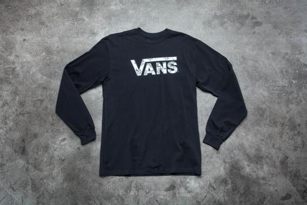 Vans Classic Logo Fills Tee Black/ Datoura Toile