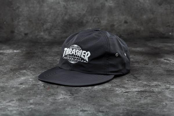 HUF x Thrasher Tour De Stoops 6 Panel Cap Black