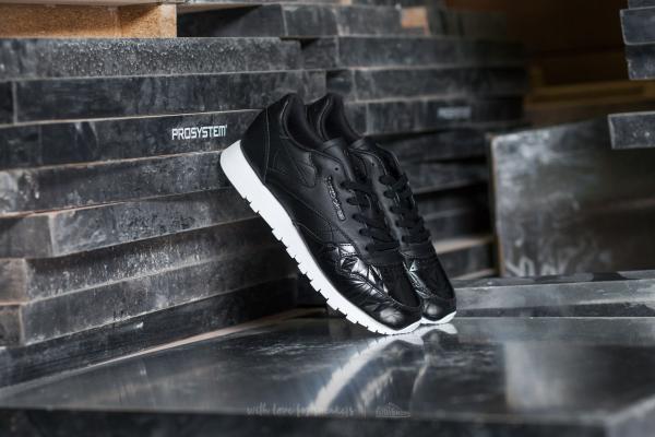 Reebok Classic Leather Hype Metallic Black/ White