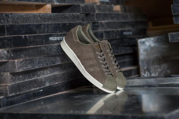 adidas Superstar 80s Trace Cargo/ Trace Cargo/ Gold Metallic