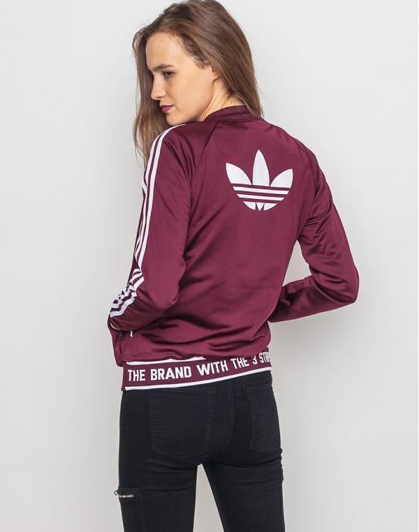 Bunda Adidas Originals SST TT Maroon