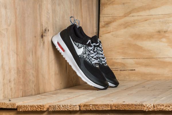 Nike Air Max Thea Print (GS) Black/ White-Lava Glow
