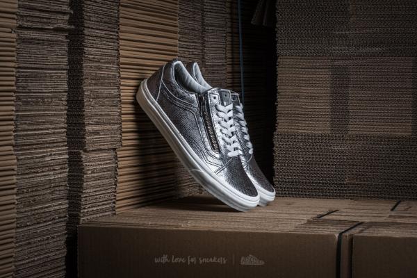 Vans Old Skool Zip (Disco Python) Black/ Blanc de Blanc