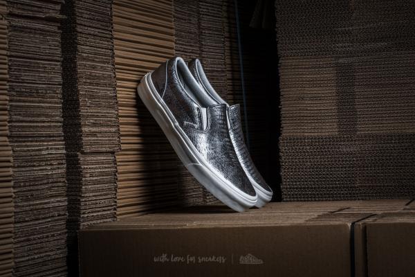 Vans Classic Slip-On (Disco Python) Black/ Blanc de Blanc