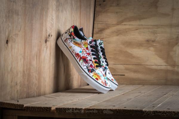 Vans Old Skool (Paint Splatter) Multi/ True White