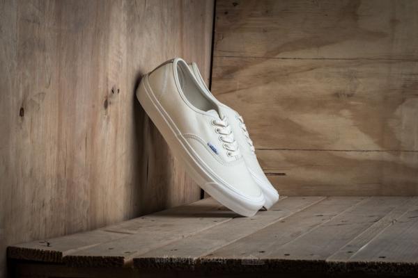 Vans OG Authentic LX (Canvas/ Suede) Classic White/ Safari
