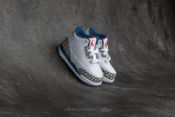 Jordan 3 Retro (BT) White/ Fire Red-True Blue