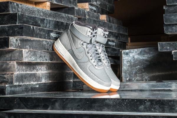 Nike Wmns Air Force 1 Hi Premium Wolf Grey/ Wolf Grey