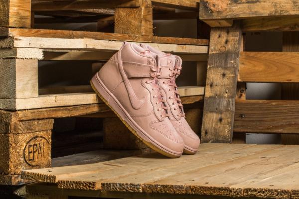 Nike W Dunk Hi Premium Pink Oxford/ Pink Oxford