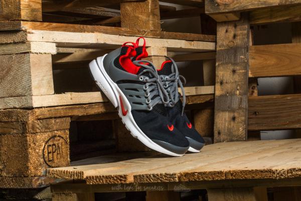 Nike Presto (GS) Black/ Max Orange-Cool Grey