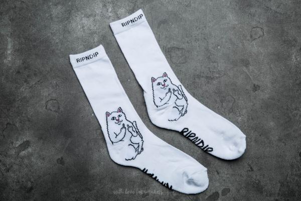 RIPNDIP Lord Nermal Socks White