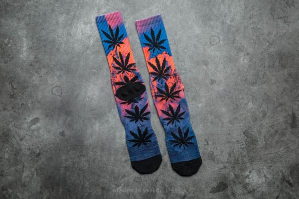 HUF Apparel Digital PL Golden Hour Crew Socks Blue/ Gold
