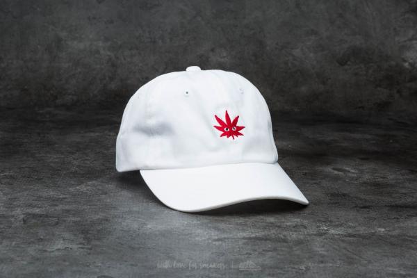 HUF Apparel Clear Eyes Curve Brim Cap White