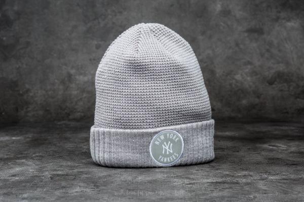 New Era Emblem Waffle Knit New York Yankees Gray
