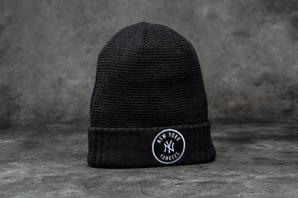 New Era Emblem Waffle Knit MLB New York Yankees Black