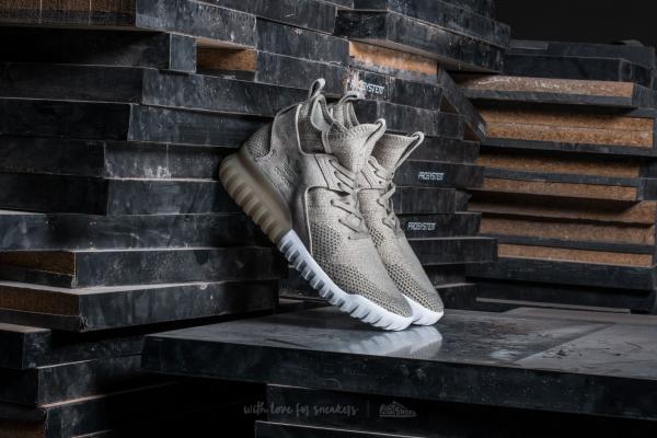 adidas Tubular X Primeknit Sesame/ Clear Brown/ Trace Cargo