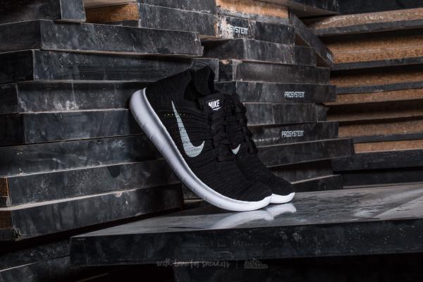 Nike Wmns Free Run Flyknit Black/ White