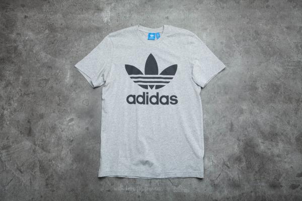 adidas Original Trefoil Tee Medium Grey Heather