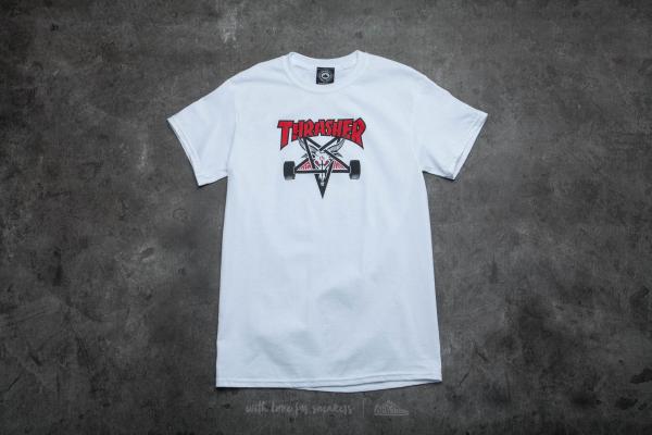 Thrasher Two-Tone Skategoat T-Shirt White
