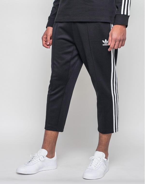 Tepláky Adidas Originals Superstar Relaxed Crop Black / White