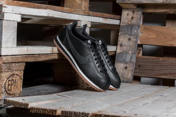 Nike W Classic Cortez Leather Lux Black/ Black-Sail-Gum Medium Brown