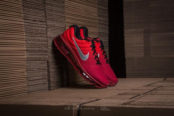 Nike Air Max 2017 (GS) Gym Red/ Metallic Silver