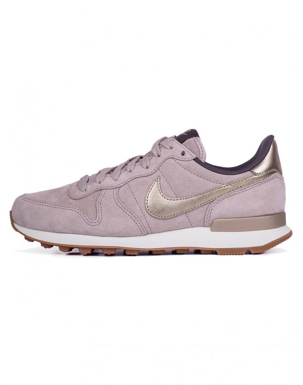 Sneakers - tenisky Nike Internationalist Premium Suede STRING/MTLC GLD GRAIN-DRK STRM