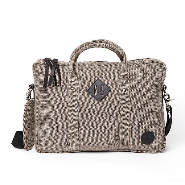 Taška Enter Lap Top Brown Herringbone flannel