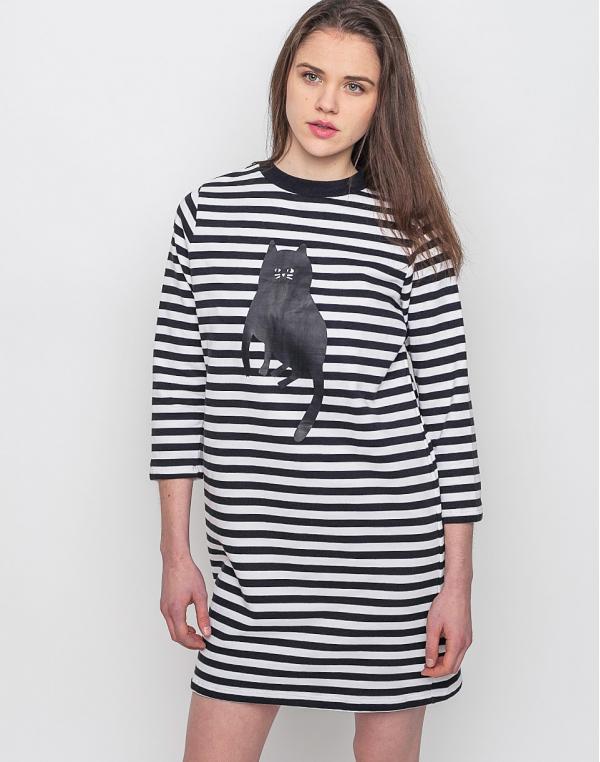 Šaty Lazy Oaf Stripey Cat
