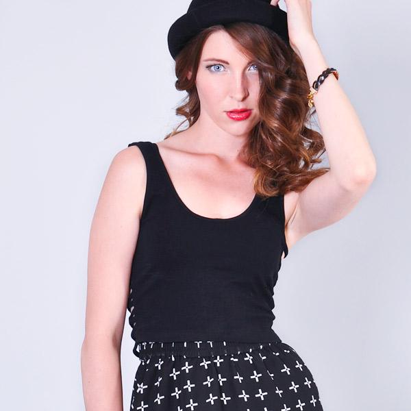 Top Obey Wild Child Black