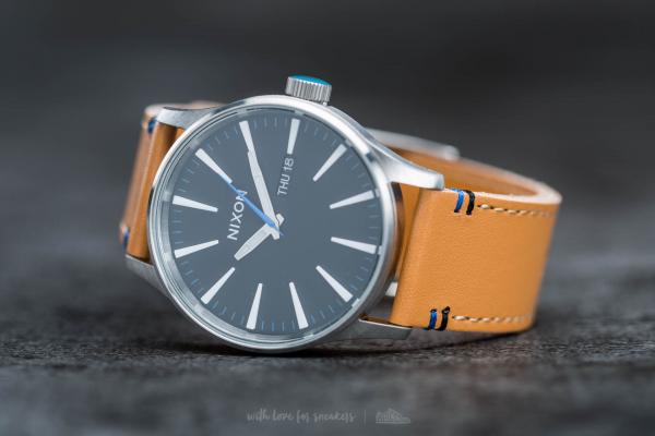Nixon Sentry Leather Natural/ Black