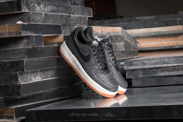 Nike Wmns Air Force 1 '07 Premium Black/ Black-Sail-Gum Med Brown