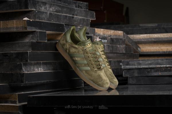 adidas Gazelle Olive Cargo/ Olive Cargo/ Gum
