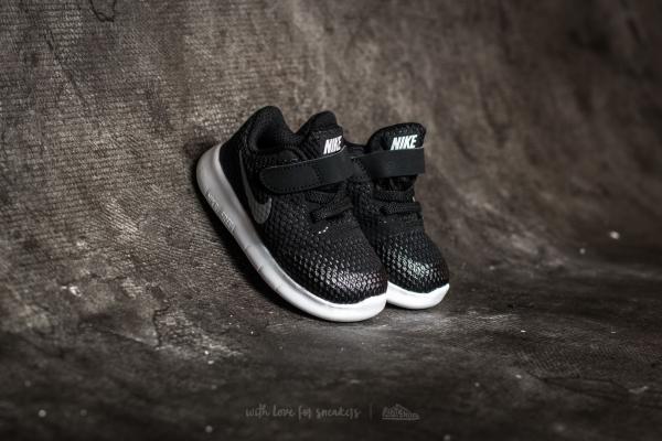 Nike Free Run (TDV) Black/ Metallic Silver