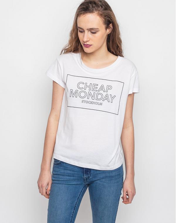 Logo tee Cheap Monday Have White