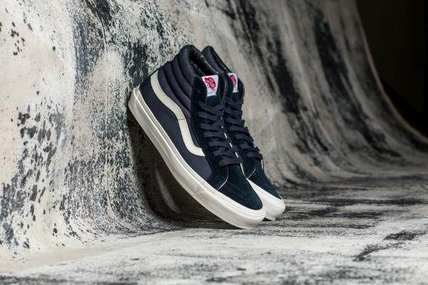 Vans OG Sk8-Hi LX (Suede/ Canvas) Blue Night